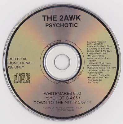 The 2awk – Psychotic (Promo CDS) (1991) (320 kbps)