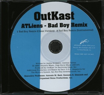 OutKast – ATLiens (Badboy Remix) (Promo CDS) (1996) (FLAC + 320 kbps)