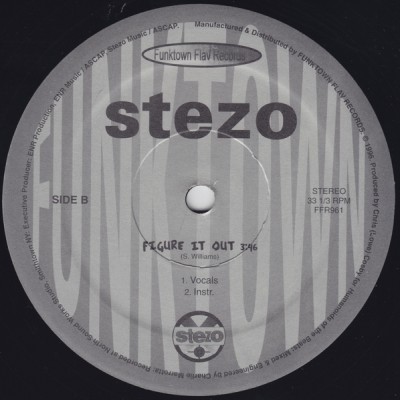 Stezo – Where's The Funk At / Figure It Out (VLS) (1996) (FLAC + 320 kbps)