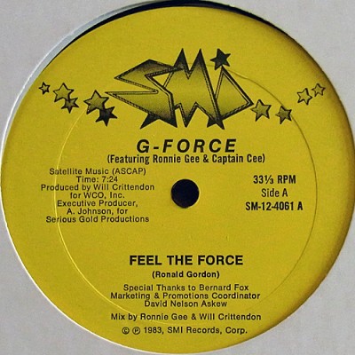 G-Force – Feel The Force (VLS) (1983) (FLAC + 320 kbps)