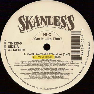 Hi-C – Got It Like That (VLS) (1993) (FLAC + 320 kbps)
