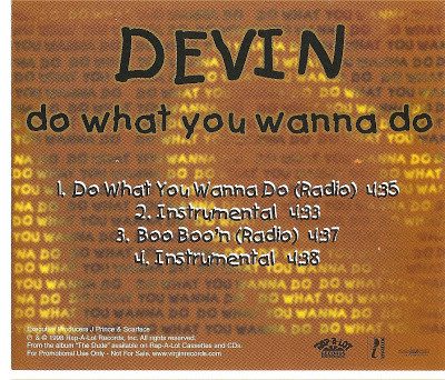 Devin The Dude – Do What You Wanna Do (Promo CDS) (1998) (FLAC + 320 kbps)