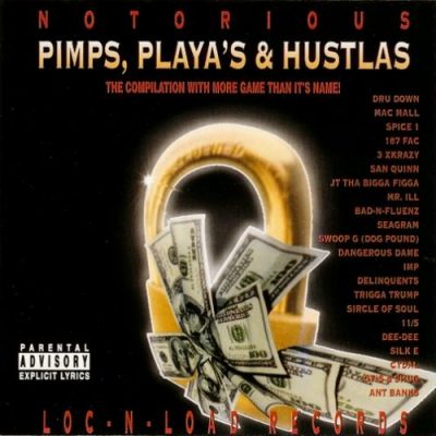 VA – Notorious Pimps, Playas & Hustlas (CD) (1997) (FLAC + 320 kbps)