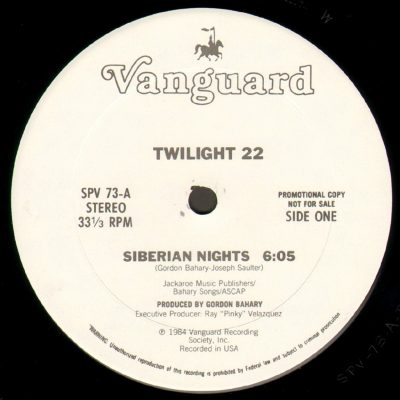 Twilight 22 – Siberian Nights (1984) (Promo VLS) (FLAC + 320 kbps)