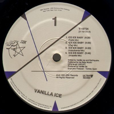 Vanilla Ice – Ice Ice Baby (1990) (7-Track VLS) (FLAC + 320 kbps)
