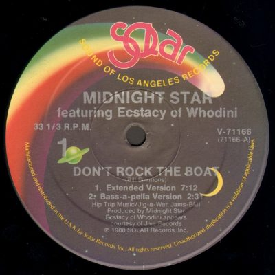 Midnight Star Featuring Ecstacy Of Whodini – Don't Rock The Boat (1988) (VLS) (FLAC + 320 kbps)