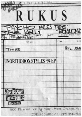 Rukus – Unorthodox Styles '94 EP (Vinyl) (2015) (FLAC + 320 kbps)