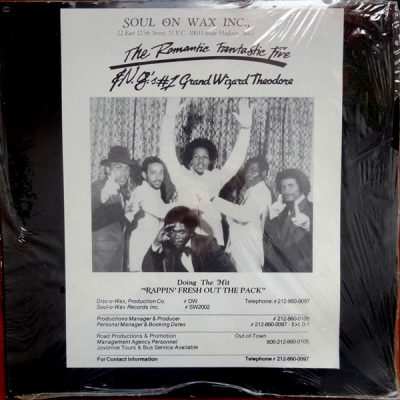 Grand Wizard Theodore & The Fantastic Romatic Five – Can I Get A Soul Clapp "Fresh Out The Pack" (VLS) (1982) (FLAC + 320 kbps)