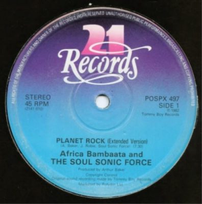 Afrika Bambaataa & Soulsonic Force – Planet Rock (VLS) (1982) (FLAC + 320 kbps)