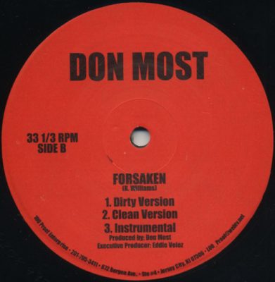 Don Most – 33rd Degree Manslaughter / Forsaken (VLS) (1999) (320 kbps)