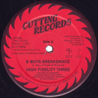 High Fidelity Three – B-Boys Breakdance (VLS) (1984) (FLAC + 320 kbps)