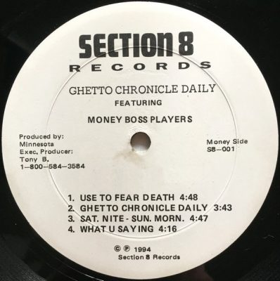 Money Boss Players – Ghetto Chronicle (Vinyl) (1994) (320 kbps)