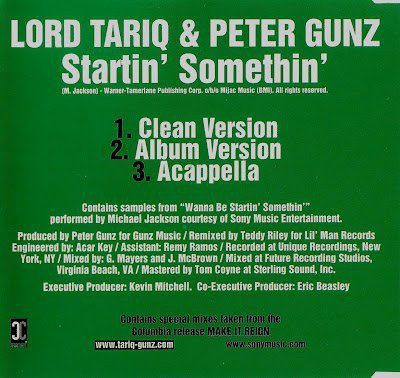 Lord Tariq & Peter Gunz – Startin’ Somethin’ (CDM) (1998) (FLAC + 320 kbps)