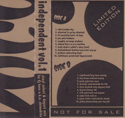 DJ Koco a.k.a. Shimokita – Independent Vol. 1 (Limited Edition) (Cassette) (2001) (FLAC + 320 kbps)