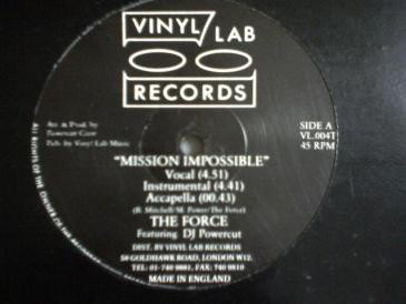 The Force / Cash Crew – Mission Impossible / Microphone Maniac (1987) (VLS) (320 kbps)