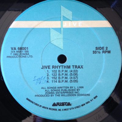 Willesden Dodgers – Jive Rhythm Trax (1982) (Vinyl) (320 kbps)