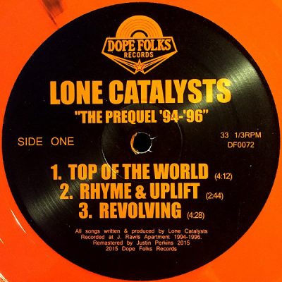 Lone Catalysts – The Prequel ’94-’96 EP (WEB) (2015) (FLAC + 320 kbps)