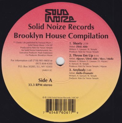 VA – Brooklyn House Compilation EP (Vinyl) (1998) (FLAC + 320 kbps)