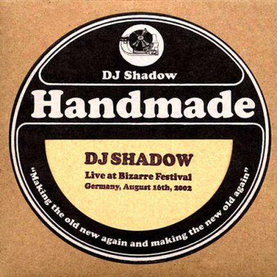 DJ Shadow – Live At Bizarre Festival (Germany, August 16th, 2002) (2009) (CD) (FLAC + 320 kbps)