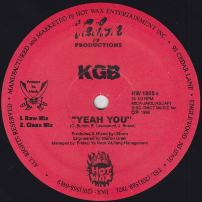 KGB – Yeah You / Heads On (VLS) (1996) (FLAC + 320 kbps)