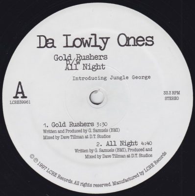 Da Lowly Ones – Gold Rushers / All Night (VLS) (1997) (FLAC + 320 kbps)