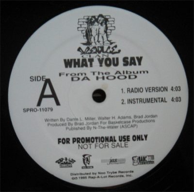 Menace Clan – What You Say / Aggravated Mayhem (Promo VLS) (1995) (FLAC + 320 kbps)