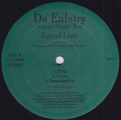 Da Enfatry – Lyrical Logic / This World (VLS) (1997) (FLAC + 320 kbps)