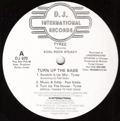 Tyree & Kool Rock Steady – Turn Up The Bass (1988) (VLS) (FLAC + 320 kbps)