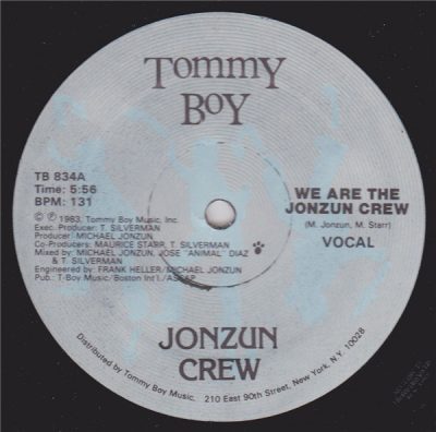 Jonzun Crew – We Are The Jonzun Crew (VLS) (1983) (FLAC + 320 kbps)