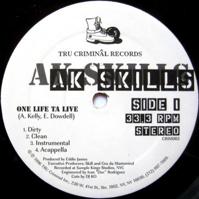 AK Skills – One Life Ta Live / East Ta West (VLS) (1996) (FLAC + 320 kbps)