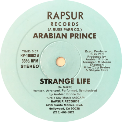Arabian Prince – Strange Life (1984) (VLS) (FLAC + 320 kbps)