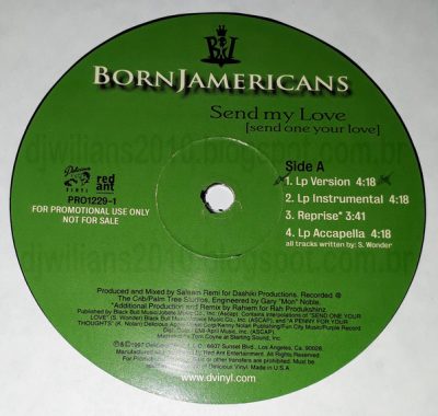 Born Jamericans – Send My Love / Gotta Get Mine (VLS) (1997) (FLAC + 320 kbps)