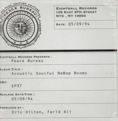 Peace Bureau – Acoustic Soulful BeBop Booms (CD) (1994) (FLAC + 320 kbps)