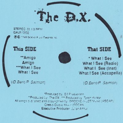 The D.X. – What I See / Amigo (VLS) (1998) (FLAC + 320 kbps)