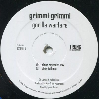 Grimmi Grimmi – Gorilla Warfare (VLS) (2002) (320 kbps)