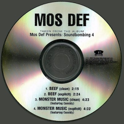 Mos Def – Beef / Monster Music (Promo CDS) (2003) (FLAC + 320 kbps)