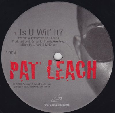 Pat Leach – Is U Wit’ It / Blue Prints (VLS) (1998) (FLAC + 320 kbps)