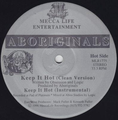Aboriginals – Keep It Hot / The Joint (VLS) (1996) (FLAC + 320 kbps)