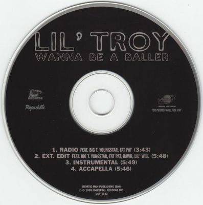 Lil’ Troy – Wanna Be A Baller (Promo CDS) (1999) (FLAC + 320 kbps)