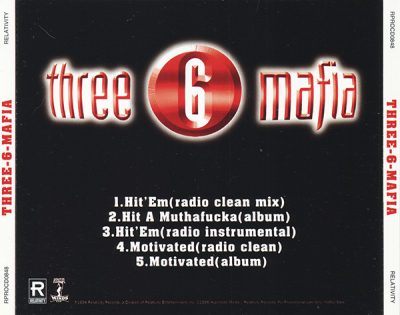 Three 6 Mafia – Hit ‘Em / Motivated (Promo CDS) (1998) (FLAC + 320 kbps)