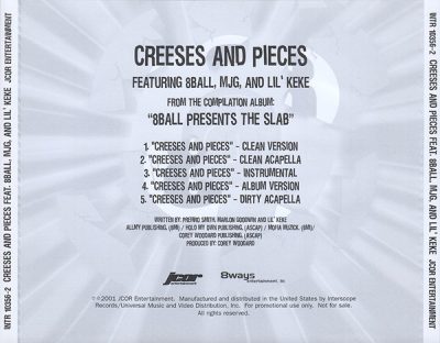 8Ball – Creeses And Pieces (Promo CDS) (2001) (FLAC + 320 kbps)