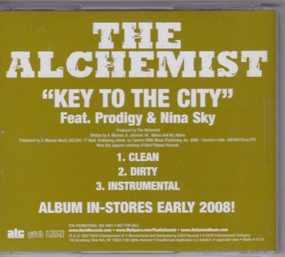 Alchemist – Key To The City (Promo CDS) (2007) (FLAC + 320 kbps)