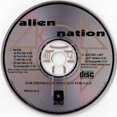 Alien Nation – Tell Me / Electric Lady (Promo CDS) (1994) (FLAC + 320 kbps)