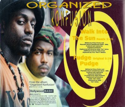 Organized Konfusion – Walk Into The Sun (Remix) / Fudge Pudge (Promo CDS) (1991) (320 kbps)