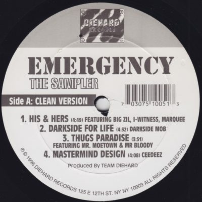 VA – Emergency: The Sampler (Vinyl) (1996) (FLAC + 320 kbps)