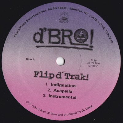 D’Bro – Flip D’Trak (VLS) (1994) (FLAC + 320 kbps)