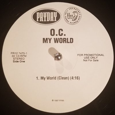 O.C. – My World (Promo VLS) (1997) (FLAC + 320 kbps)