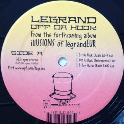 Legrand ‎- Off Da Hook (VLS) (2001) (FLAC + 320 kbps)