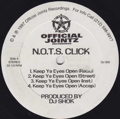 N.O.T.S. Click – Keep Ya Eyes Open / I Pak Steel (VLS) (1997) (FLAC + 320 kbps)