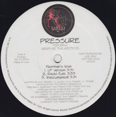 Pressure – Poorman’s Wish (VLS) (1997) (FLAC + 320 kbps)